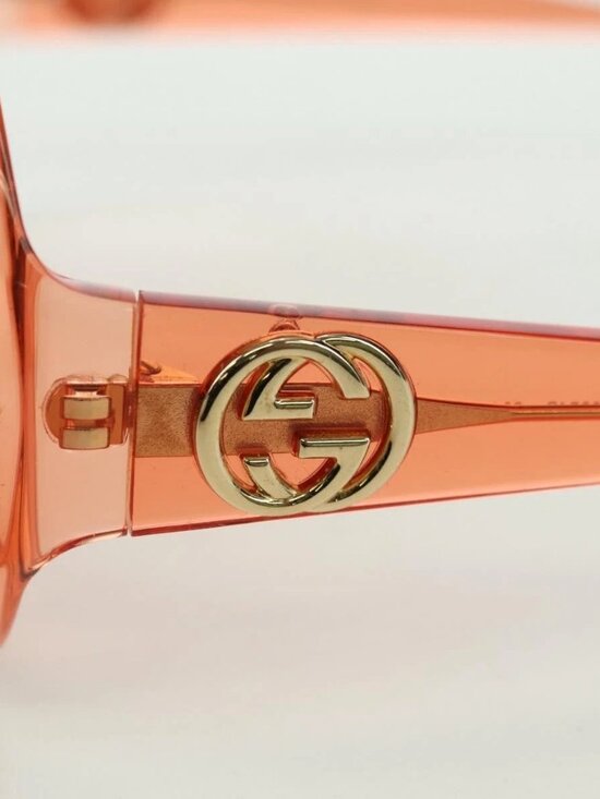 GUCCI Sunglasses plastic Orange Auth main image 16